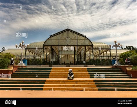 Glass house at Lal Bagh Botanical Garden in Bengaluru Stock Photo - Alamy