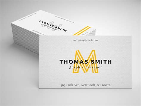 Realistic Business Card Mockup Free PSD | Mockup World HQ