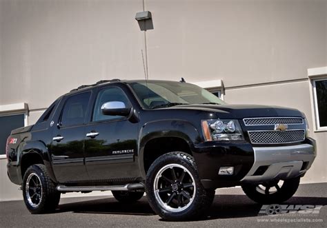 2013 Chevrolet Avalanche with 20" Black Rhino Off Road Moab in Gloss ...