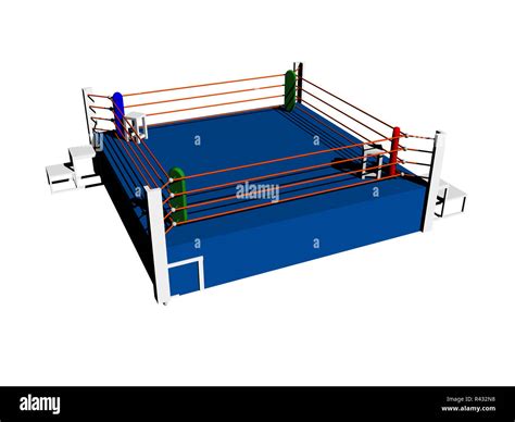 isolated boxing ring Stock Photo - Alamy