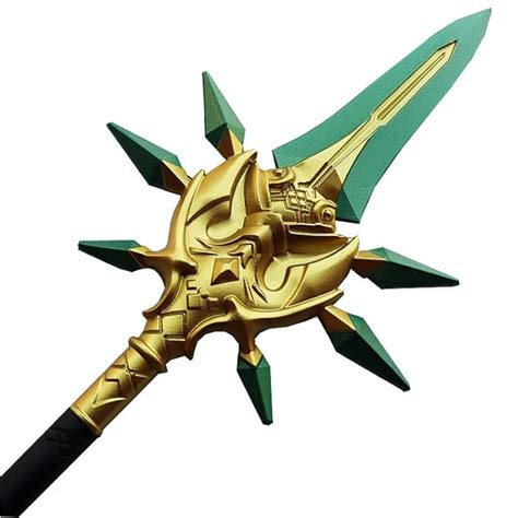 Buy Fantasy Game Genshin Impact Cosplay Foam Sword Scepter Blade Weapon Costume Kids Friendly ...