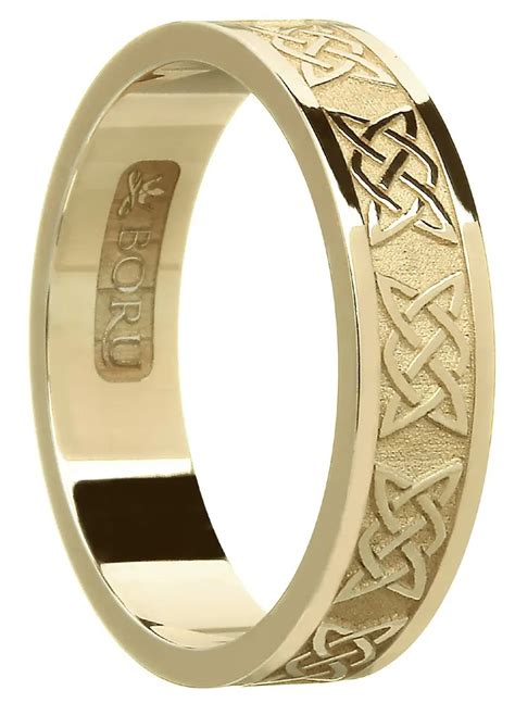 Gold Celtic Lover's Knot Wedding Band | The Wedding Band Shop