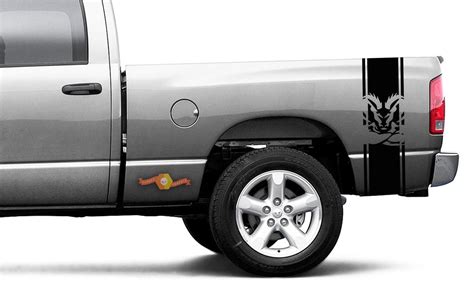 Side Decal for Dodge Ram Crew Cab 2500 Door Stripe Design Vinyl Graphics Sticker Decals/Emblems ...