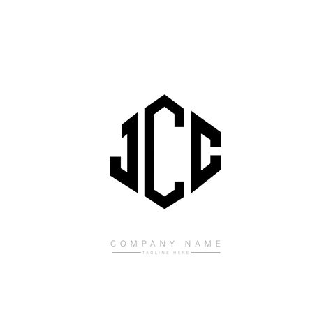 JCC letter logo design with polygon shape. JCC polygon and cube shape ...