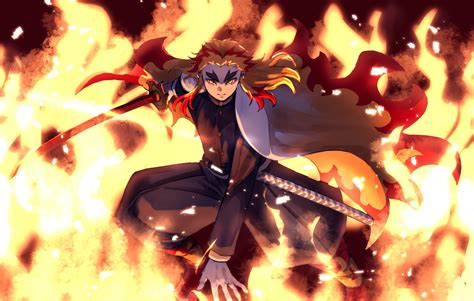 1650x1050 Resolution Kyojuro Rengoku From Demon Slayer 1650x1050 Resolution Wallpaper ...