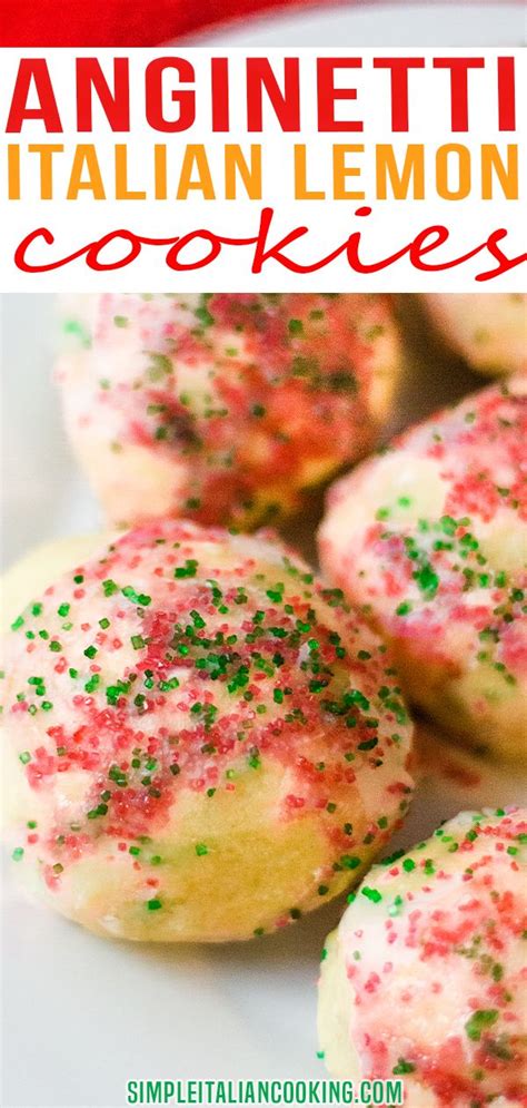 Enjoy this Anginetti Italian Lemon Cookies Recipe! | Recipe | Lemon cookies, Italian lemon ...