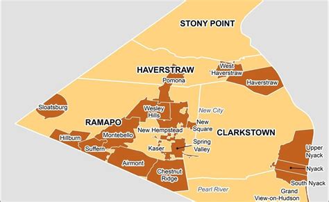 Map Of Rockland County | Map Of West