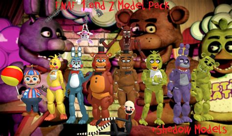 [MMD] FNAF 1 and 2 Models by Killin-Dreamz on DeviantArt