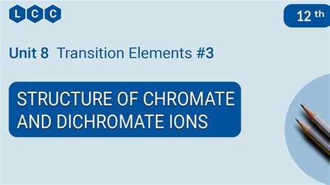 STRUCTURE OF CHROMATE AND DI-CHROMATE ION | class 12 | Inorganic Chemistry | - YouTube