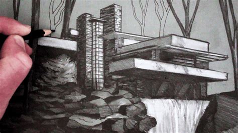 Comment dessiner une maison: Dessiner Fallingwater