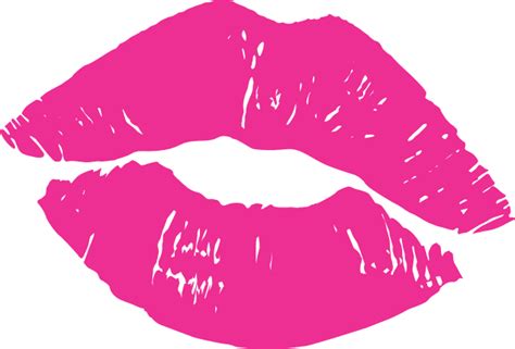 distressed kiss lips - free svg file for members - SVG Heart