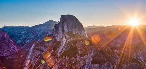 Sunrise on Glacier Point, Yosemite National Park, California Stock Photo - Image of beauty ...