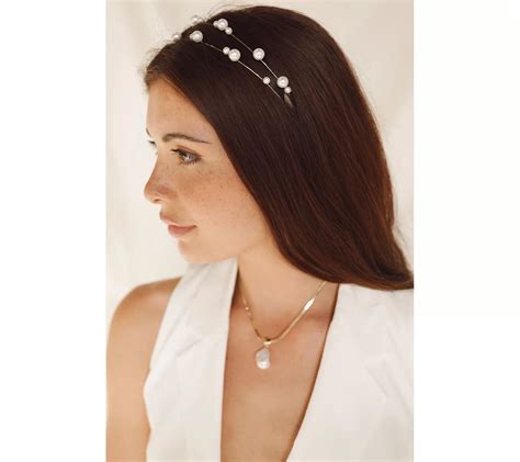 Ettika Faux Pearls Headband - QVC.com