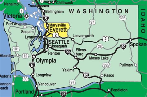 Map Of Snohomish Washington - Draw A Topographic Map