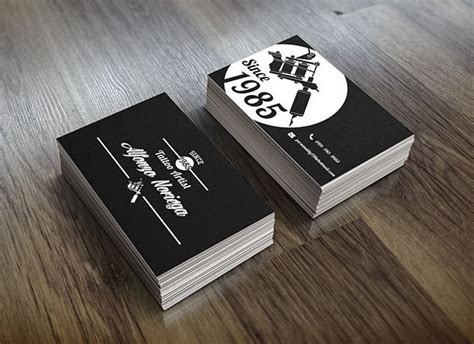 tattoo business cards templates free - Randell Kerr