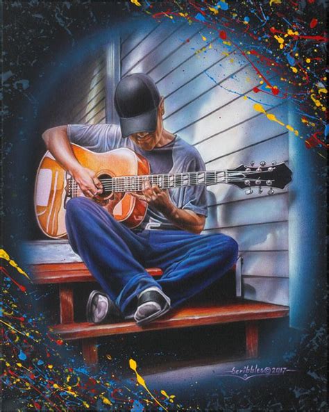 Music Lover - FreshArt - Paintings & Prints, Entertainment, Music, Rock ...