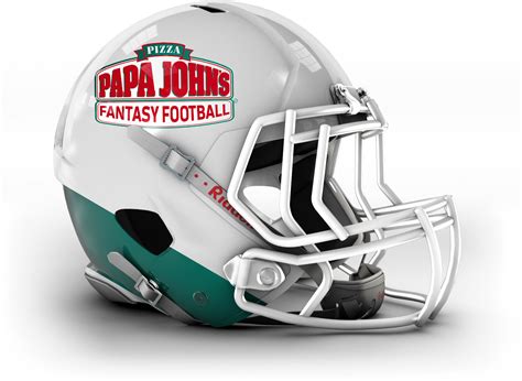 Download HD Papa John's Fantasy Football Helmet - Huffman High School Football Transparent PNG ...