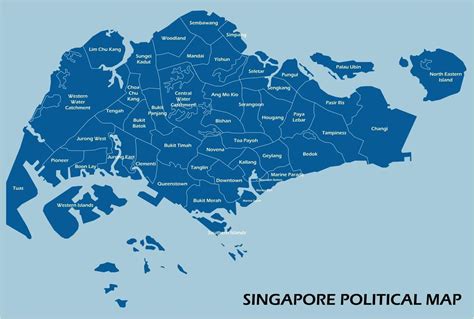 Singapore political map divide by state colorful outline simplicity style. 2853775 Vector Art at ...