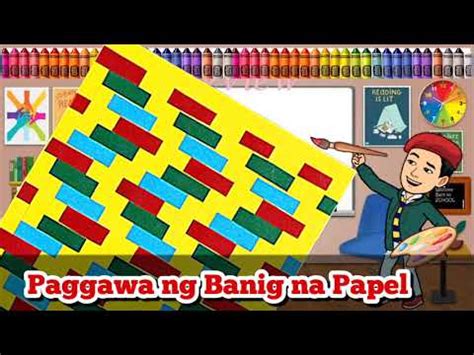 Grade 4 ARTS | Paggawa ng Banig na Papel | Design #5 - YouTube