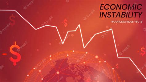 Premium Vector | Economic instability due to covid-19 social template vector