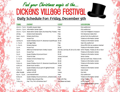 Dickens Festival - Events