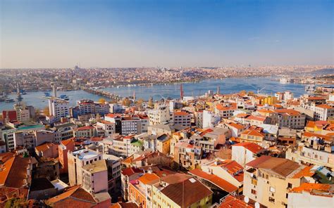 people walking on street painting #Istanbul #Turkey #city #cityscape #sea #bridge #galata #1080P ...