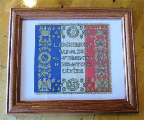 Napoleonic Wars. Napoleon Bonaparte Flag...France, French Flag, 4th Regiment | eBay