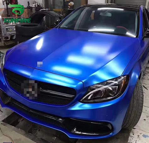 Car Styling Wrap Electro optic Deep blue Car Vinyl film Body Sticker ...