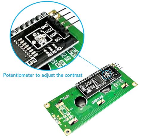 DIYables LCD I2C 16x2 for Arduino, ESP32, ESP8266, Raspberry Pi