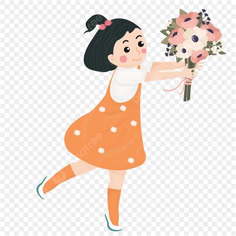 Teachers And Students PNG Image, Student Giving Flowers Happy Teachers ...