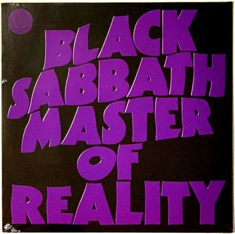 Black Sabbath Master of Reality [Embossed] LP Vinyl Record Album [New Sealed] | eBay | Master of ...