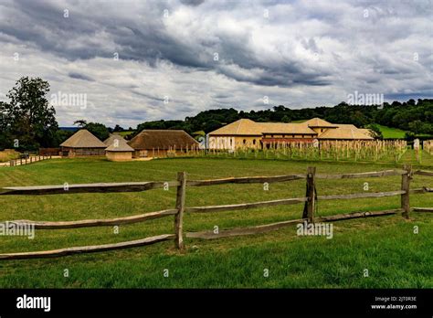 The Roman Villa is a replica of an original Romano-British villa whose ...