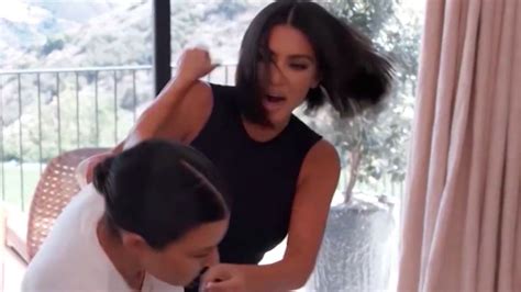 Kim Kardashian and Kourtney Kardashian get into physical altercation on ...