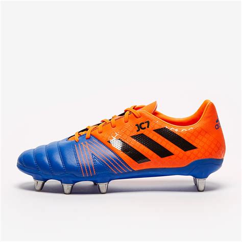 adidas Kakari SG - Blue/Core Black/Solar Orange - Mens Boots - Soft Ground