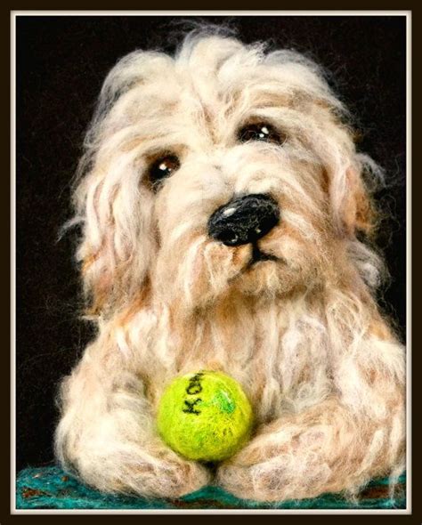 CUSTOM Pet Portrait, Needle Felted Felt Painting, Wool Roving Art, Dog Art, Gift for Animal ...