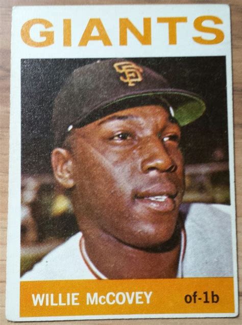 1964 Topps Willie McCovey San Francisco Giants #350 + 1970 Topps Willie McCovey | Willie mccovey ...