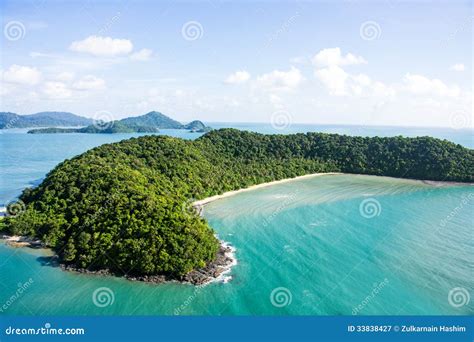 Aerial Photo of Tropical Island Stock Image - Image of plane, recreation: 33838427