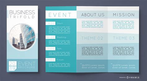 Business Brochure Tri-fold Template Vector Download