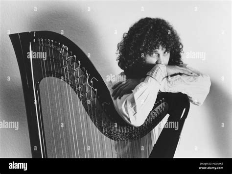 Andreas Vollenweider, with his harp, 1984. (c)Columbia Records. Courtesy: Everett Collection ...