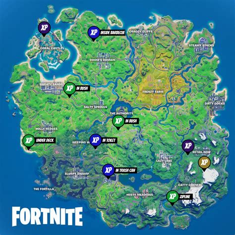 Fortnite Chapter 2 Season 4 Week 3 XP Coin Locations - Gamer Journalist