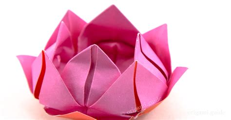How To Make An Origami Lotus Flower | Origami Guide