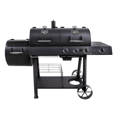 Shop Oklahoma Joe's Longhorn Black Triple-Function Combo Grill at Lowes.com