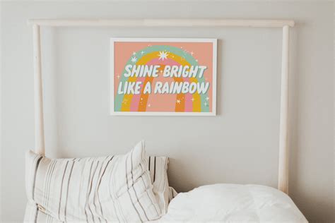 Shine Bright Poster or Card Printable Digital File Art - Etsy