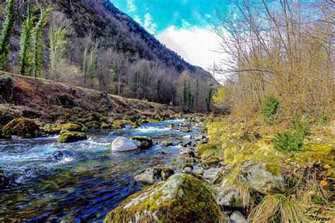 Fond d'écran : Riviere, Ariege, Midi, Pyrénées, Eau, Paysage, paysage, la nature, Foret, Rocher ...