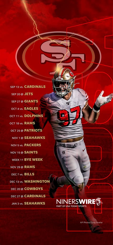 Sf 49Ers Schedule Printable