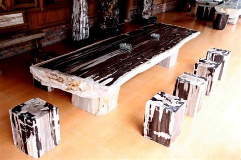 IndoGemstone Petrified Wood Dining Table | IndoGemstone Petr… | Flickr