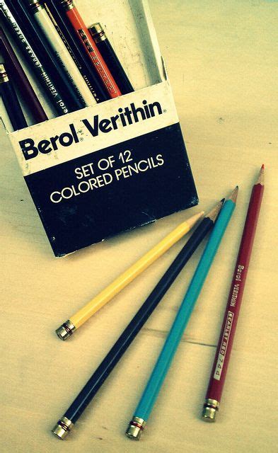 Museum of Forgotten Art Supplies - Berol Verithin Color Pencils - Pencils, Erasers, etc. (With ...