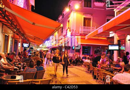 Nightlife Faro Portugal Algarve Stock Photo: 49768268 - Alamy