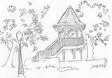 Gazebo Coloring Pages sketch template