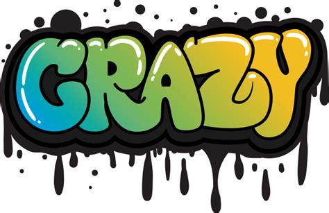 Crazy graffiti logo Kids shirt - TenStickers